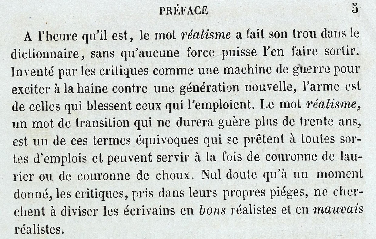 Те же строки в предисловии к книге Шанфлёри 1857 года